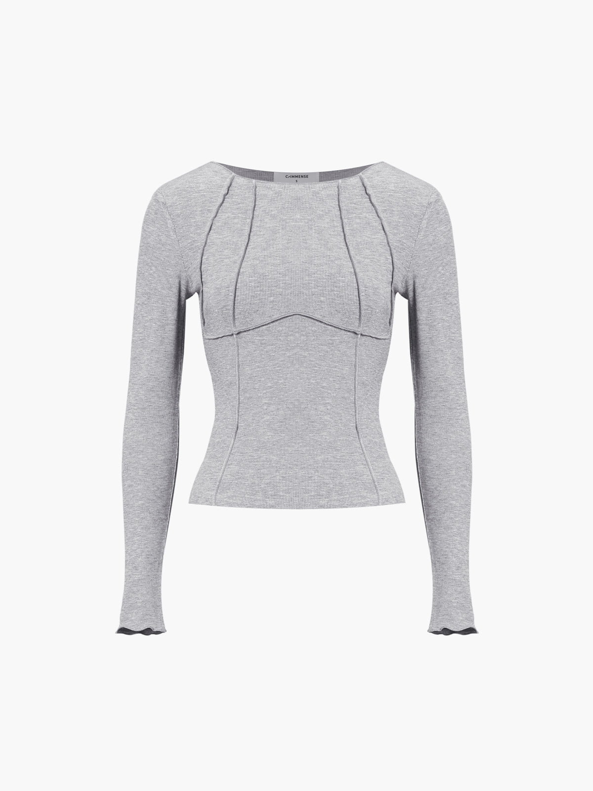 Sculpted Seam Detail Top