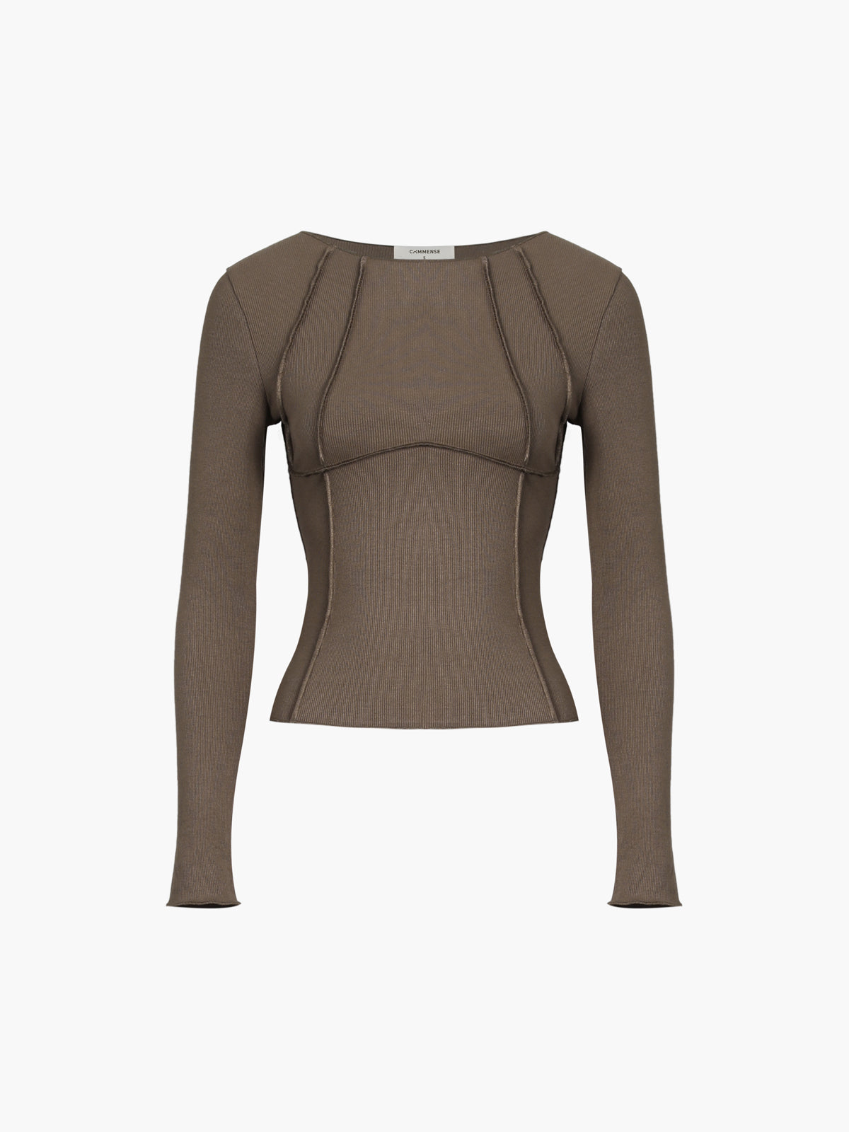 Sculpted Seam Detail Top