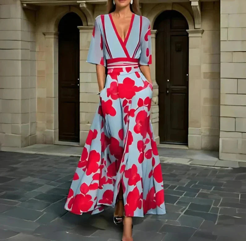 Beverly - Elegant Floral Summer Dress