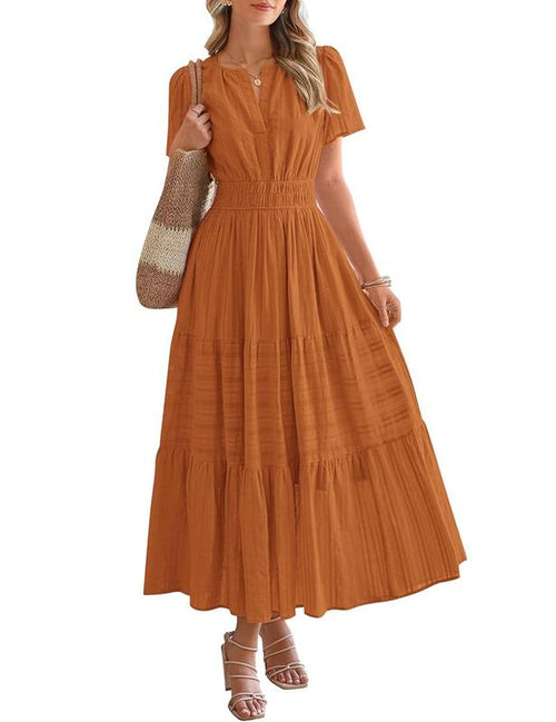 Amara Casual Maxi Dress Lightweight Boho Dress